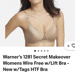 Warner's Women's Wire-Free Lift Bra - Tan Sz 36B NEW with tag
